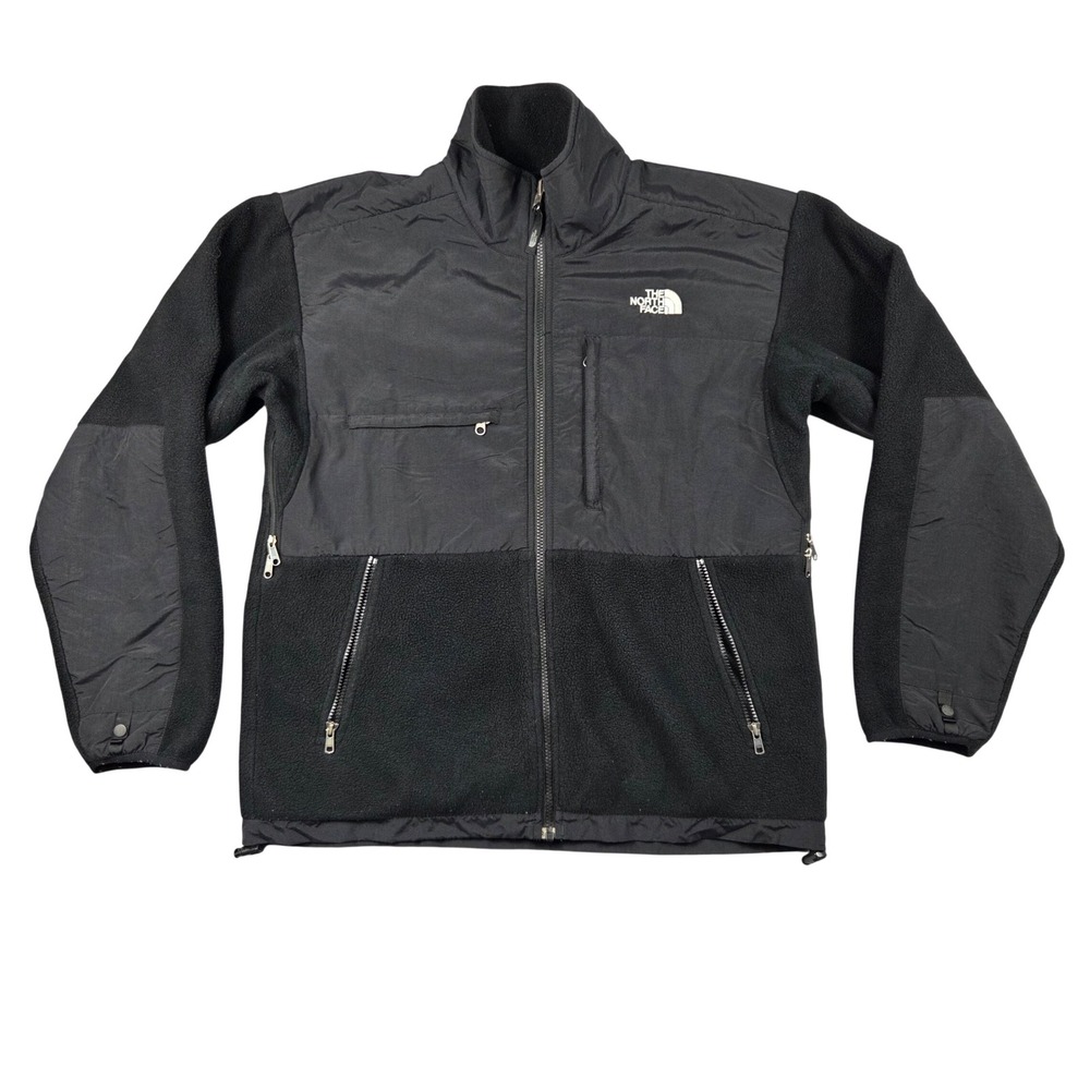The North Face Denali Fleece Jacket Mens Medium Black Excellent Full Zip Coat